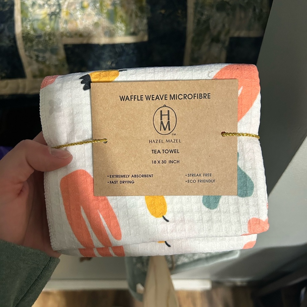 White and Orange Abstract Geometric Bedding Set